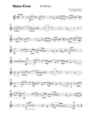 Sax Tenor - Moon River-Saxophone Quartet.pdf