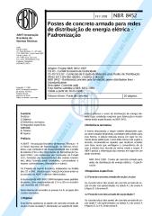 nbr 08452 - 1998 - postes de concreto armado para redes de distribuição - padronização.pdf