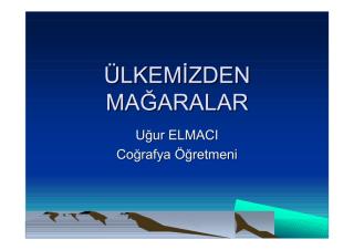 ÜLKEMİZDEN MAĞARALAR.pdf