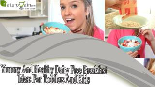 Yummy And Healthy Dairy Free Breakfast Ideas For Toddlers And Kids.pptx