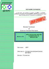 M08-Application des notions des élément bureautique-BTP-TDB - WWW.OFPPT01.Ma.pdf