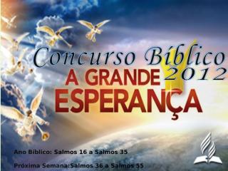 Concurso Bíblico 2012 - 27.ppt