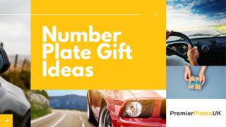 Number Plate Gift Ideas.ppt